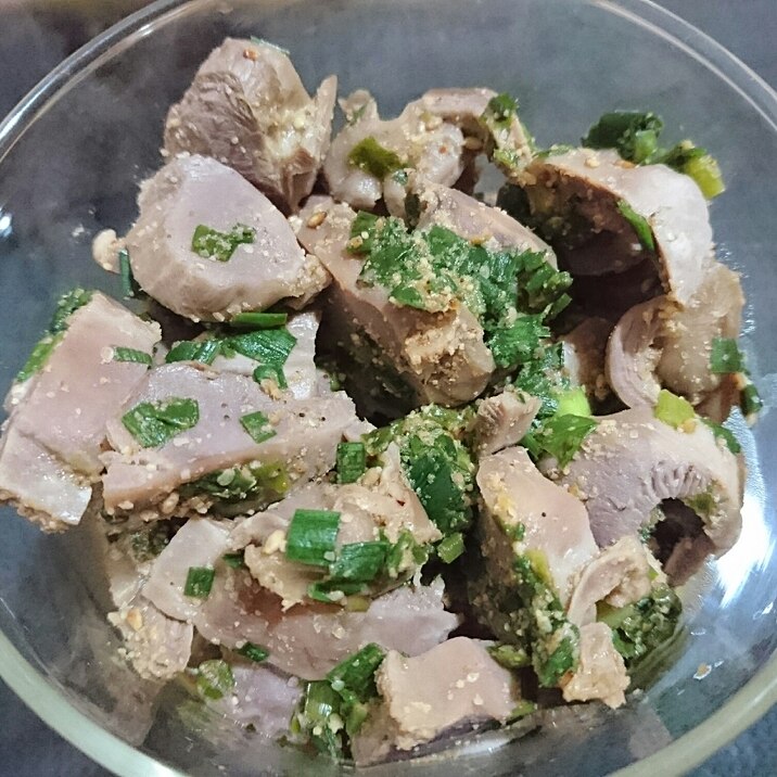 最強おつまみ!常備菜☆砂肝ニラポン酢
